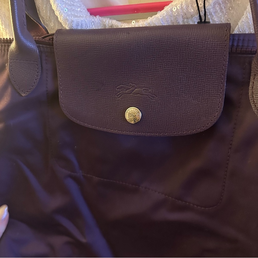 Longchamp Pliage Tote with long handles - Picture 3 of 4